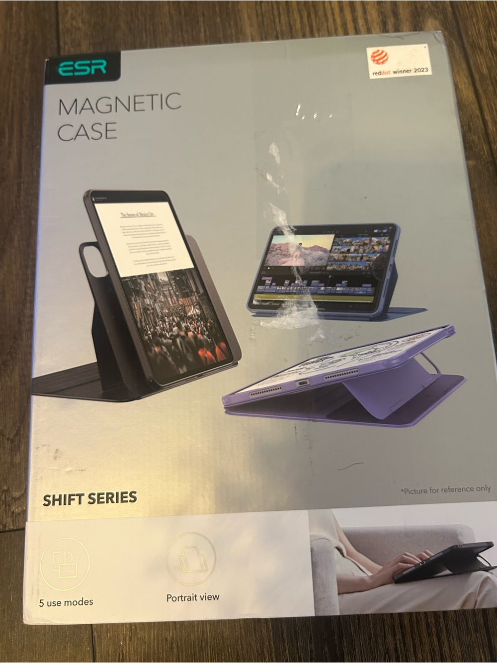 ESR Shift Series Magnetic iPad Pro 11 Case (2022/2021/2020/2018) Black - Open Bo